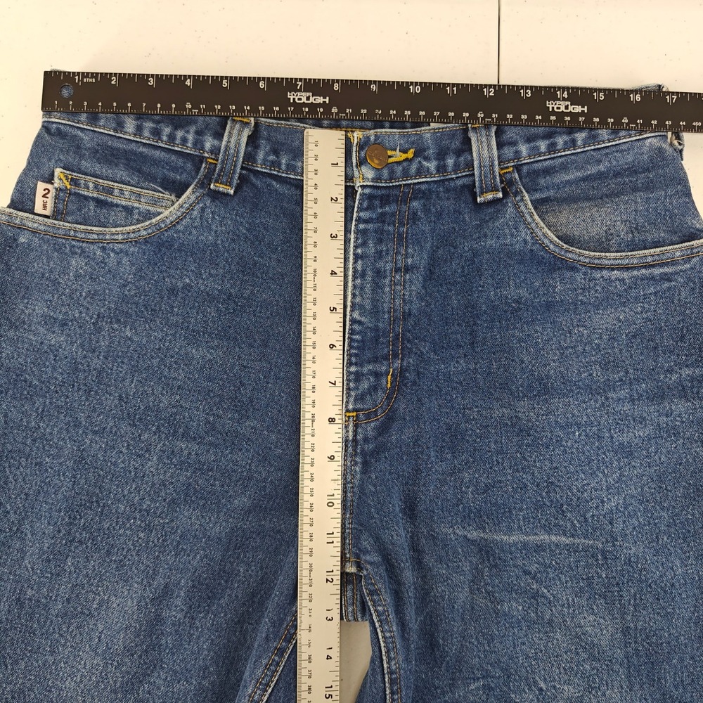 Carhartt FR Flame Resistant Work Jeans Mens 34x30 Blue Denim HRC 2 NFPA 2112 - Picture 5 of 12